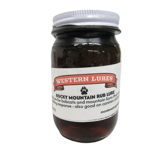 Rocky Mountain Rub Lure Bobcat Mountain Lion Western Lures 4oz Jar