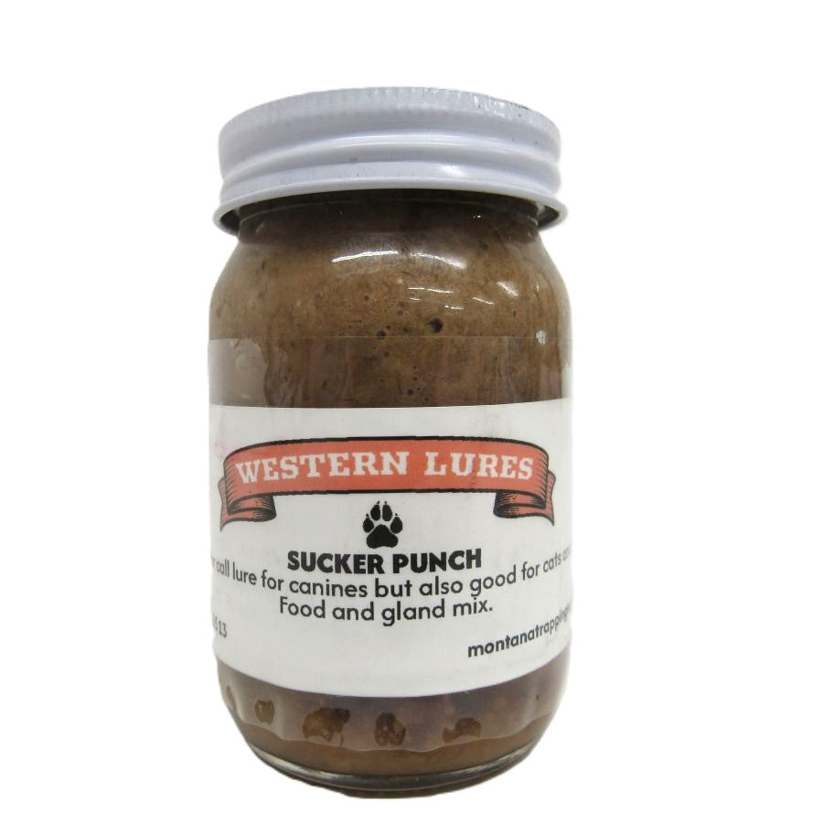 Sucker Punch Predator Lure Western Lures 4oz Jar