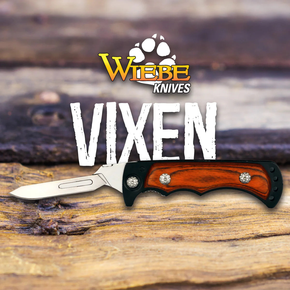 Wiebe Vixen Wicked Sharp Folding Scalpel Knife with 24 Replacement Blades