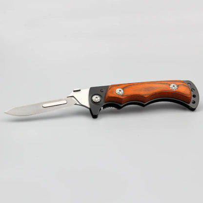 Wiebe Vixen Wicked Sharp Folding Scalpel Knife with 24 Replacement Blades