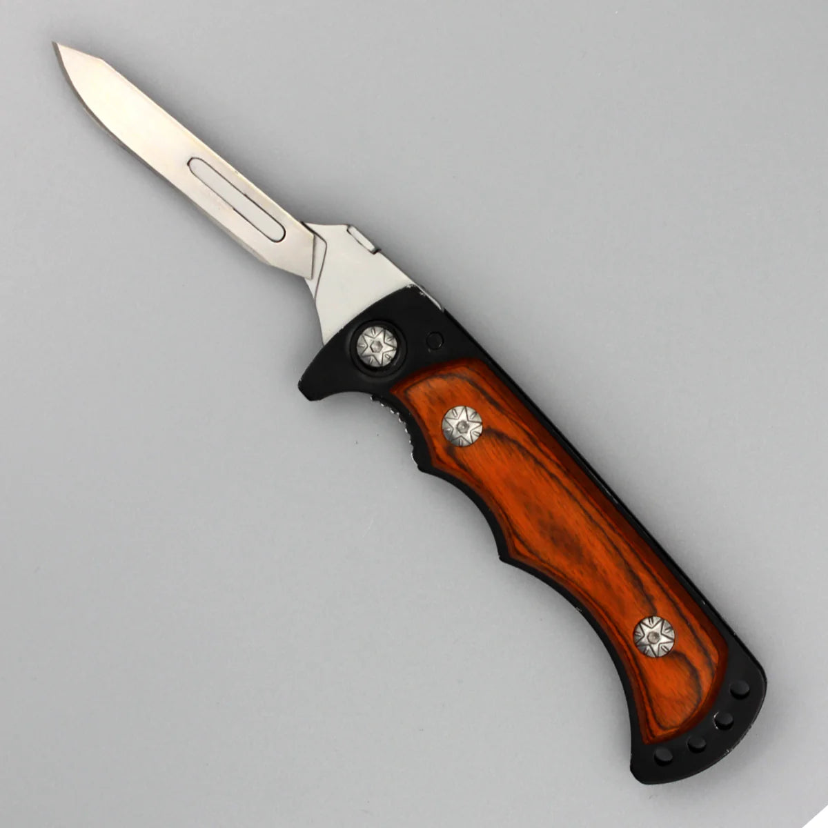 Wiebe Vixen Wicked Sharp Folding Scalpel Knife with 24 Replacement Blades