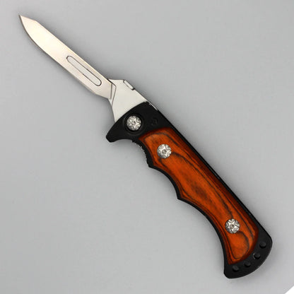 Wiebe Vixen Wicked Sharp Folding Scalpel Knife with 24 Replacement Blades