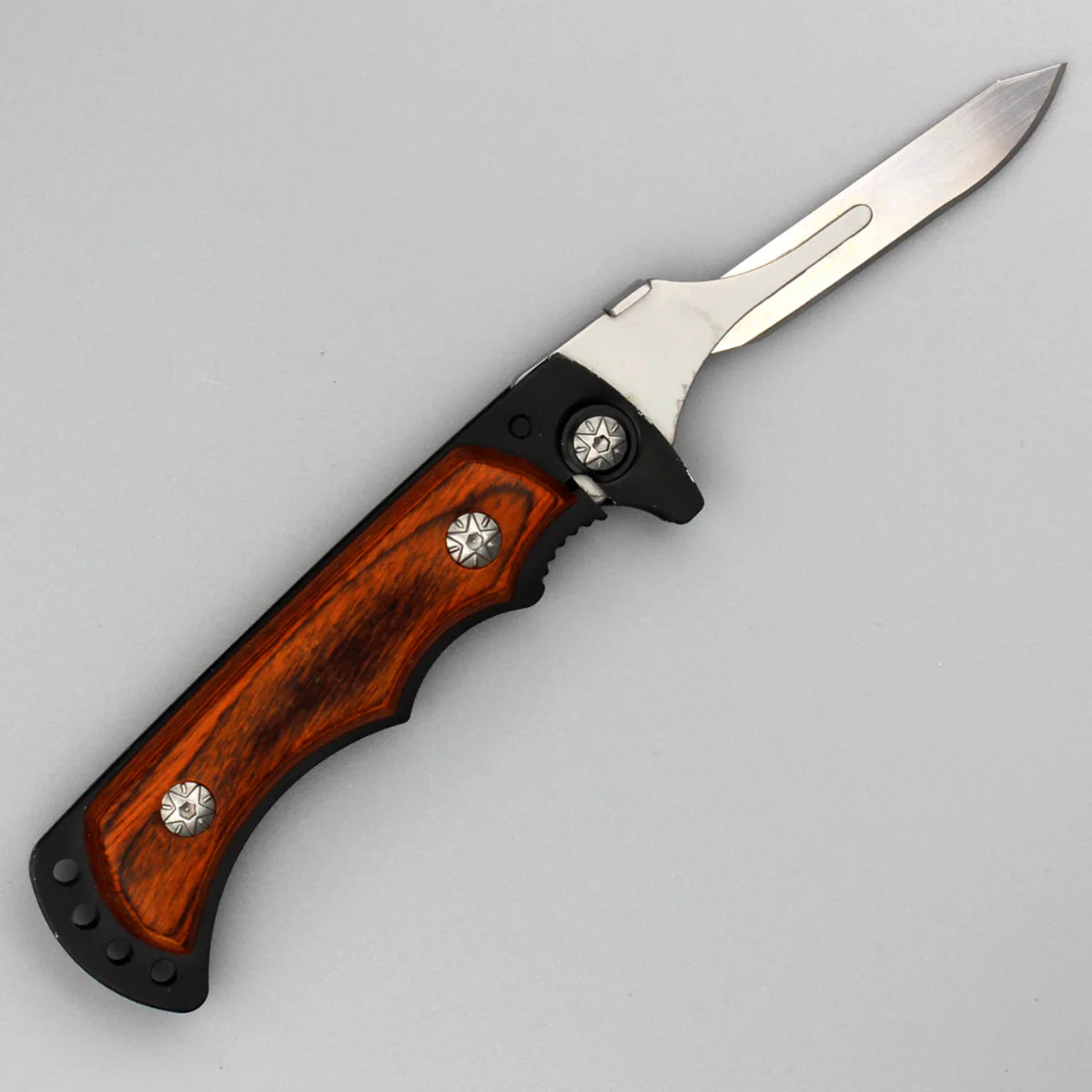 Wiebe Vixen Wicked Sharp Folding Scalpel Knife with 24 Replacement Blades