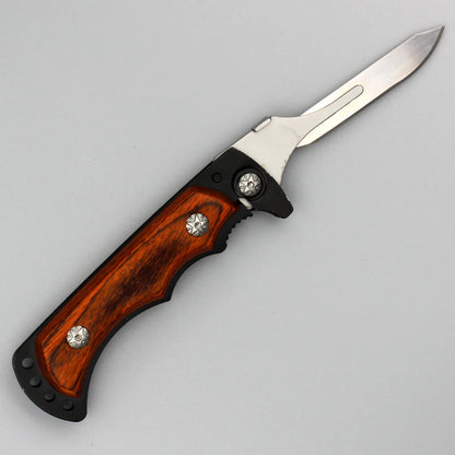 Wiebe Vixen Wicked Sharp Folding Scalpel Knife with 24 Replacement Blades