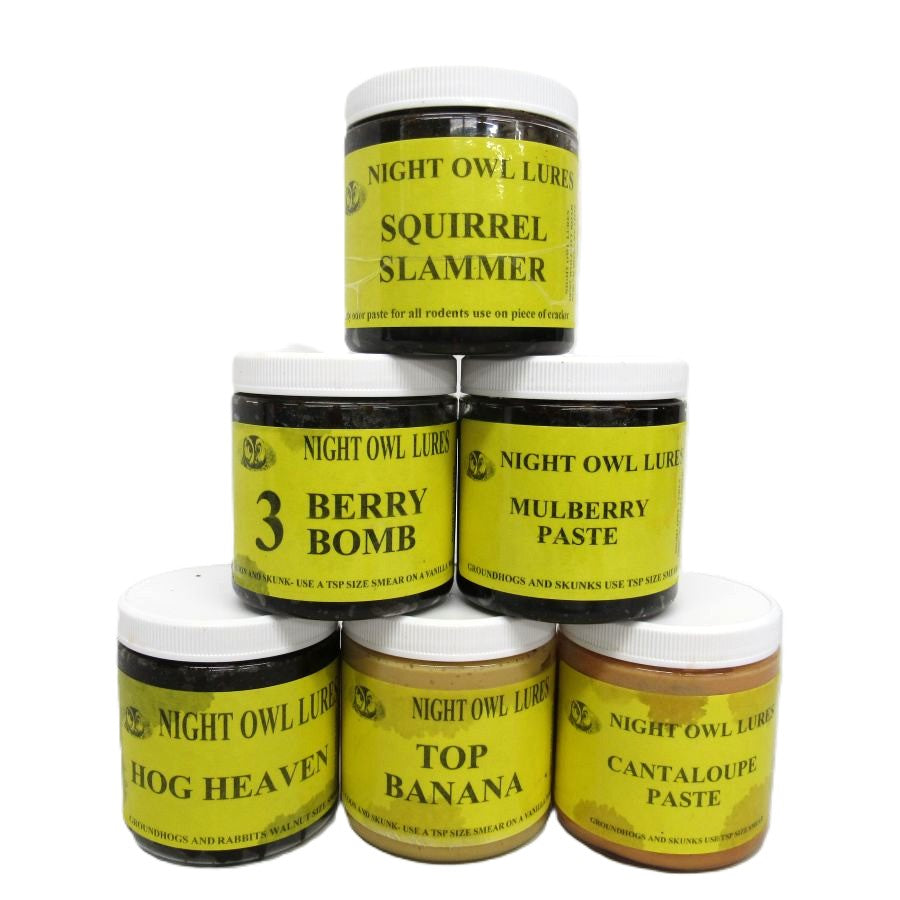 ADC and Nuisance Lure Ground Hog Skunk Squirrel Raccoon Woodchuck Rabbit 8oz Jar Night Owl Lures