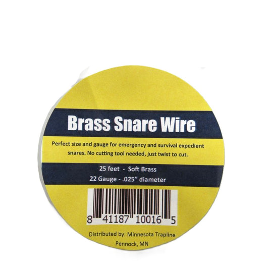 Brass Snare Wire - Survival Wire 25 Foot Soft Brass 22 Gauge