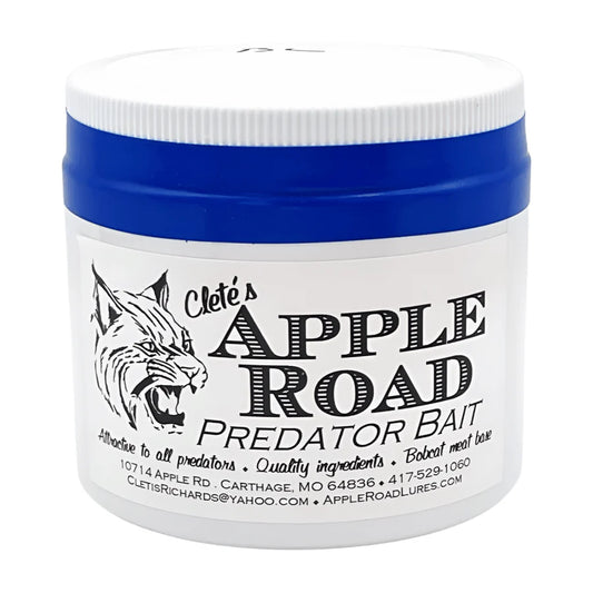 Clete's Apple Road Predator Bait 16 Ounce Jar