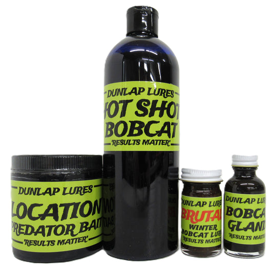 Dunlap's Professional Bobcat Trapping Bait And Lure Kit Dunlap Lures K-41