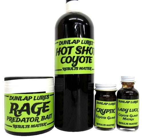 Dunlap's Professional Coyote Trapping Bait And Lure Kit Dunlap Lures K-40