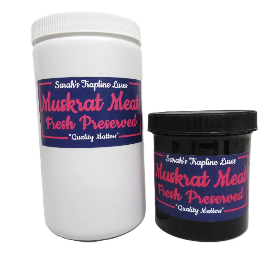 Ground Muskrat Meat Fresh Preserved Trapping Bait or Ingredient SheTraps