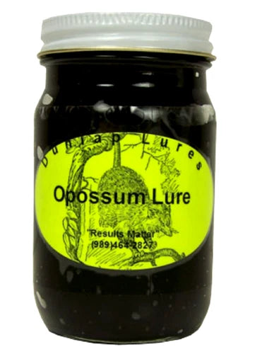 Opossum Lure - Dunlap Lures Large 4 Ounce Jar