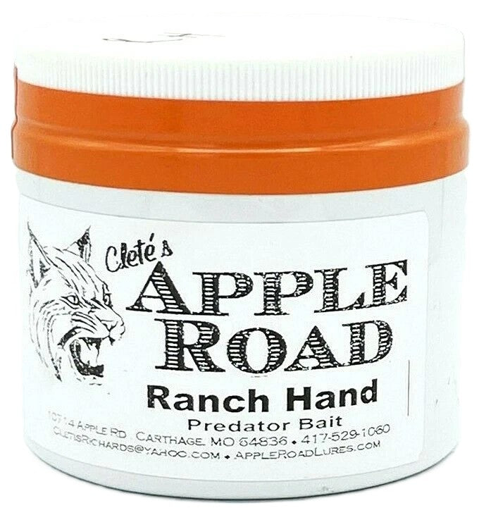 Clete's Apple Road Ranch Hand Predator Bait 16 Ounce Jar