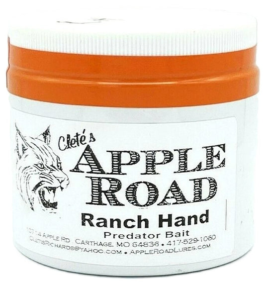 Clete's Apple Road Ranch Hand Predator Bait 16 Ounce Jar