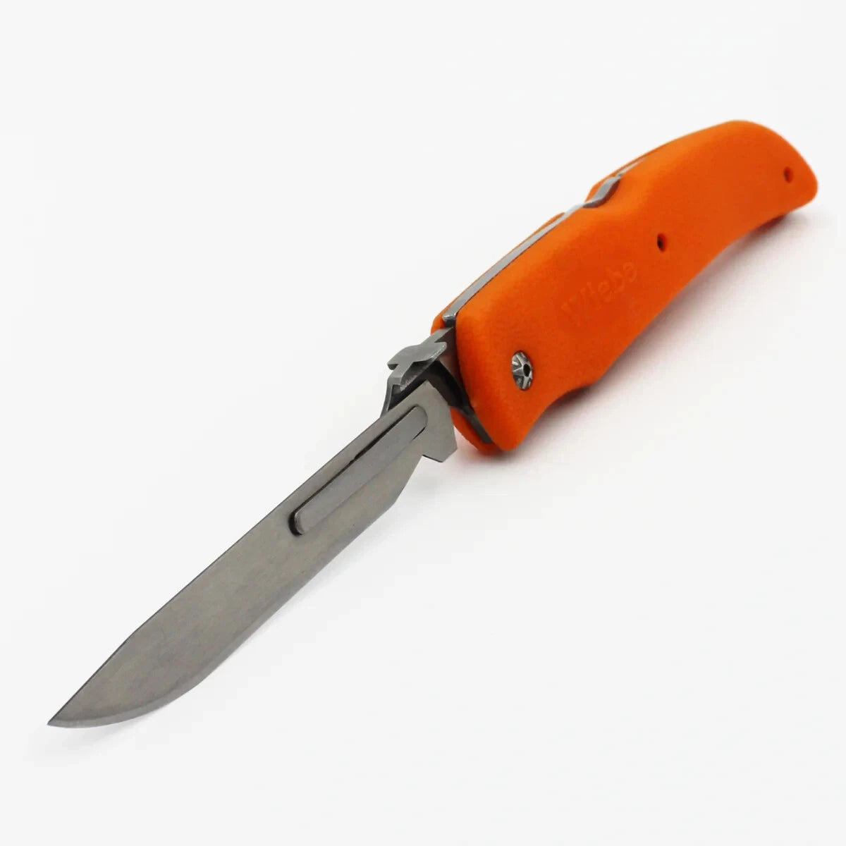 Wiebe Knives Tala Scalpel Lock Folding Knife Stainless Steel Blade Rubber Handle