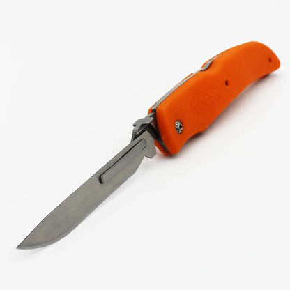 Wiebe Knives Tala Scalpel Lock Folding Knife Stainless Steel Blade Rubber Handle
