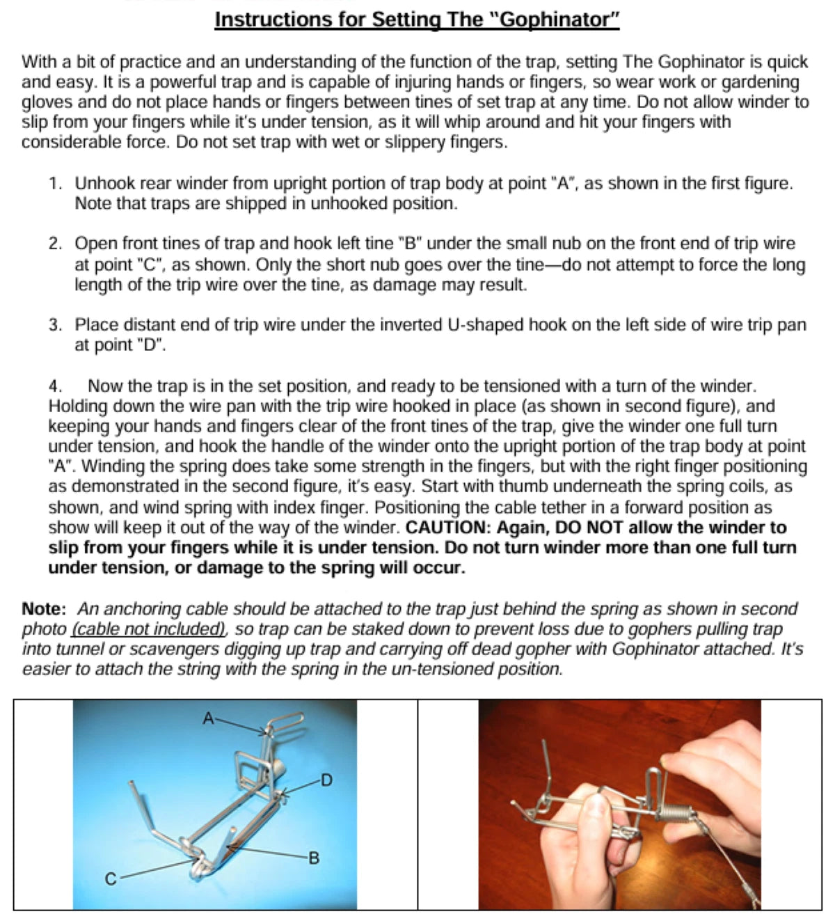 The Gophinator – Heavy-Duty Gopher Trap Nuisance Control