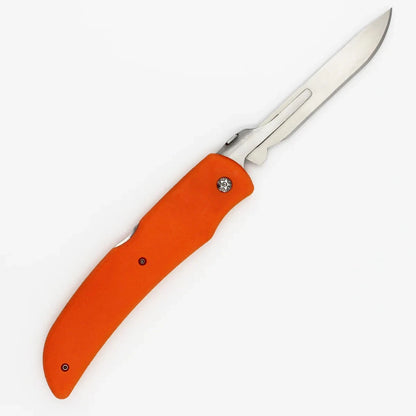 Wiebe Knives Tala Scalpel Lock Folding Knife Stainless Steel Blade Rubber Handle