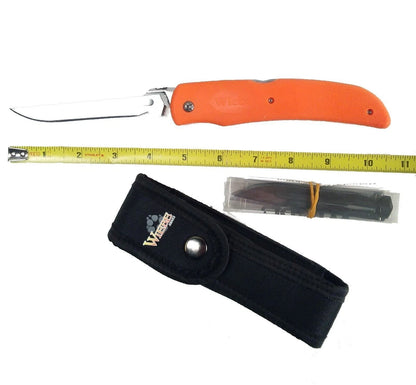Wiebe Knives Tala Scalpel Lock Folding Knife Stainless Steel Blade Rubber Handle
