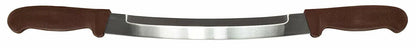 Caribou Double Edge Fleshing Knife Fur Handling