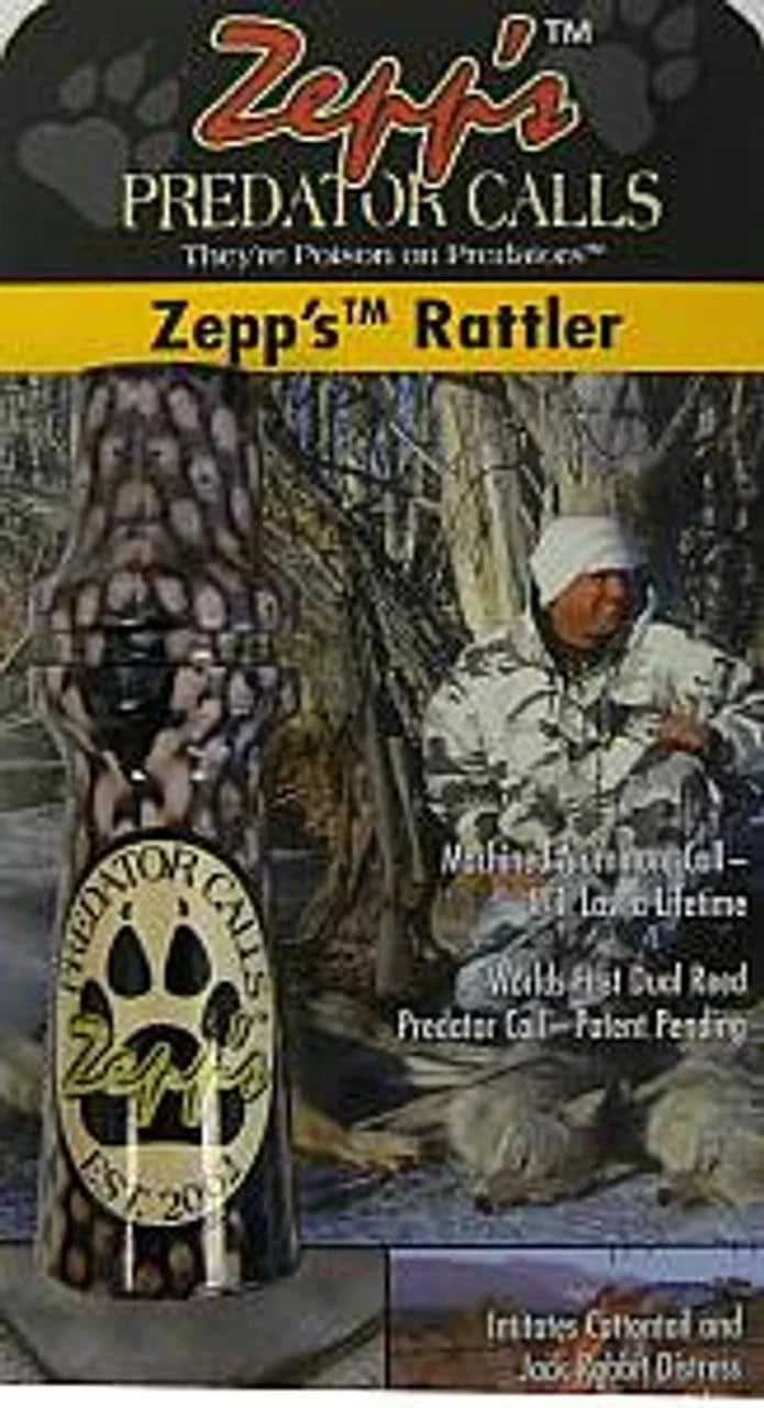 Mark Zepp's Premium Grade "Rattler" Predator Mouth Call Game Calls