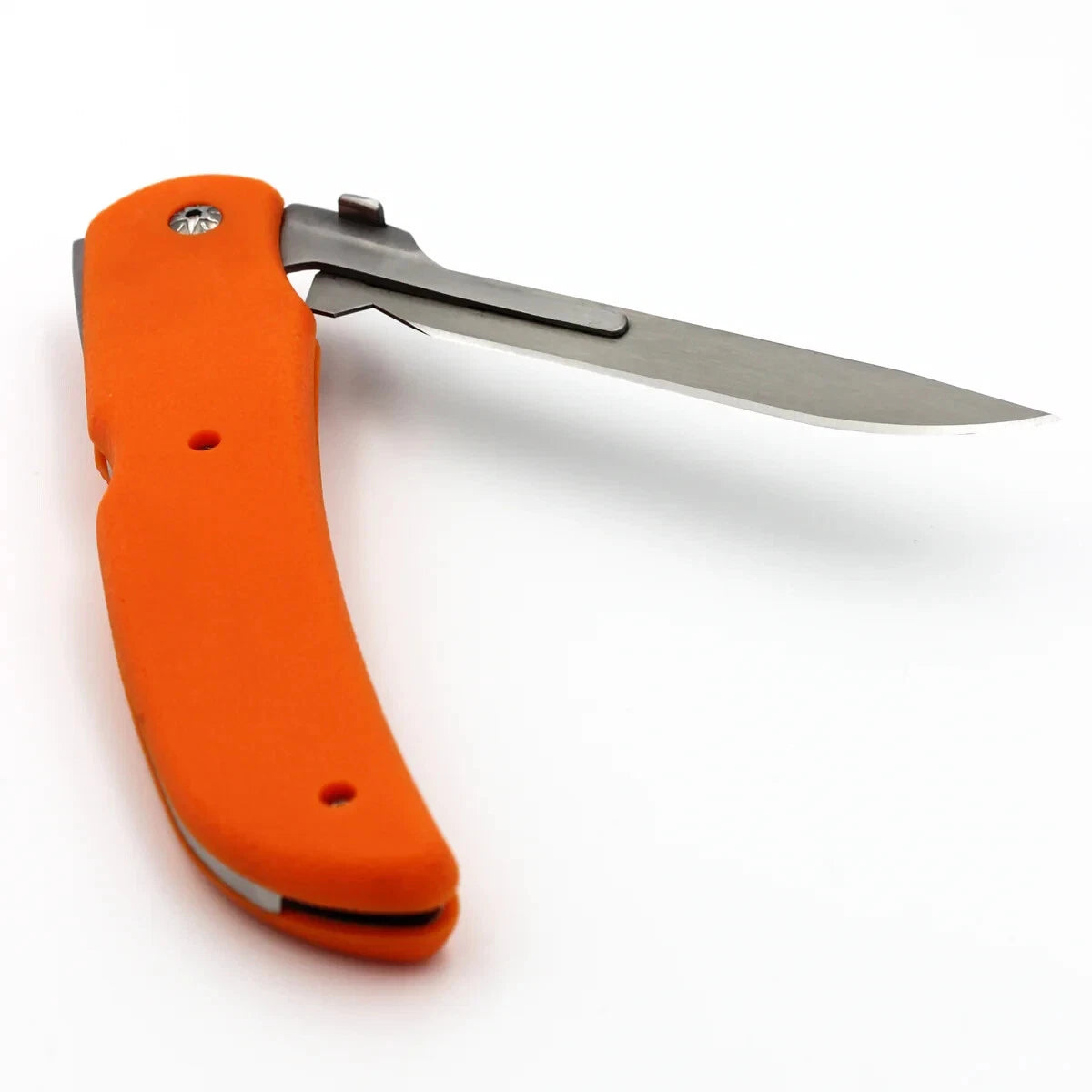 Wiebe Knives Tala Scalpel Lock Folding Knife Stainless Steel Blade Rubber Handle