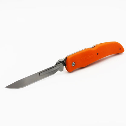 Wiebe Knives Tala Scalpel Lock Folding Knife Stainless Steel Blade Rubber Handle