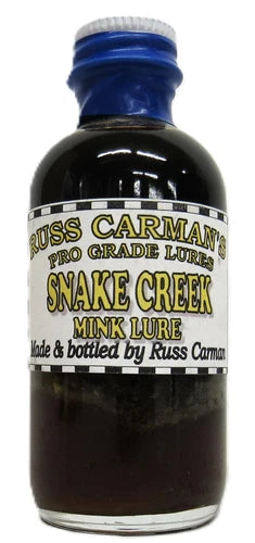 Snake Creek Mink Lure - Carman's Pro Grade Lures 2 oz Jar