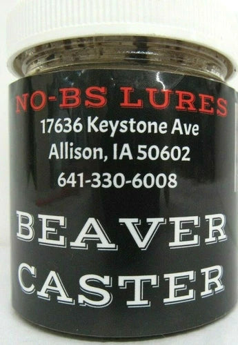 Beaver Caster ( Castor ) No-BS Lures Large 4 oz Jar