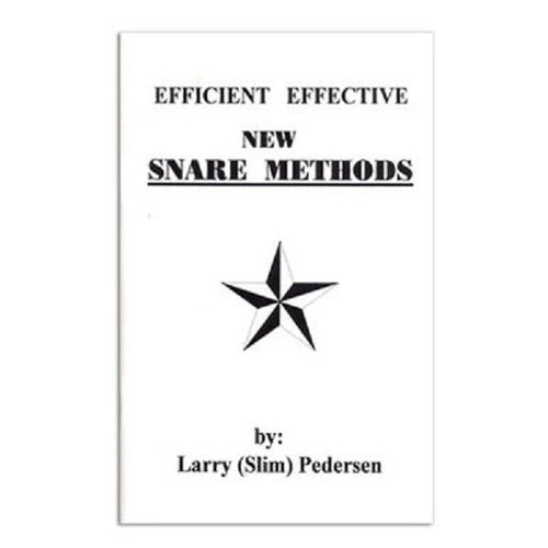 New Snare Methods  - Book - Larry (Slim) Pedersen