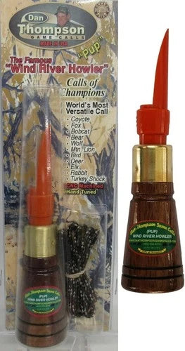 Wind River Howler Pup Mouth Call Dan Thompson Predator Game Calls Made in USA