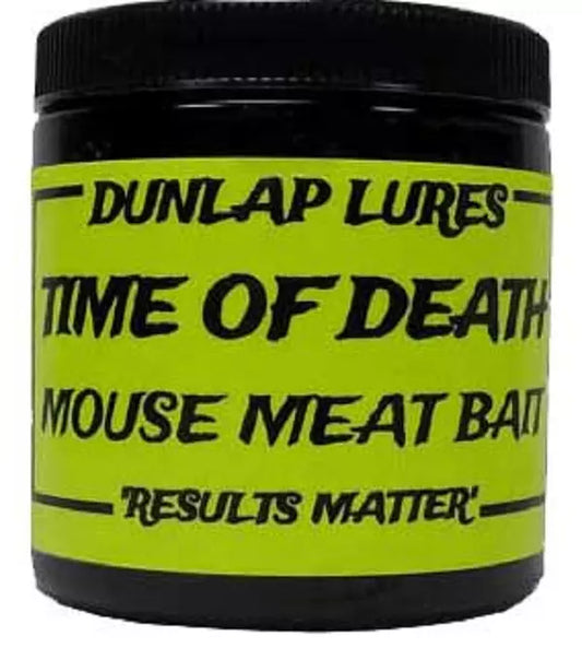 Time Of Death Predator Bait Dunlap Lures 8  or  16 Ounce Jar
